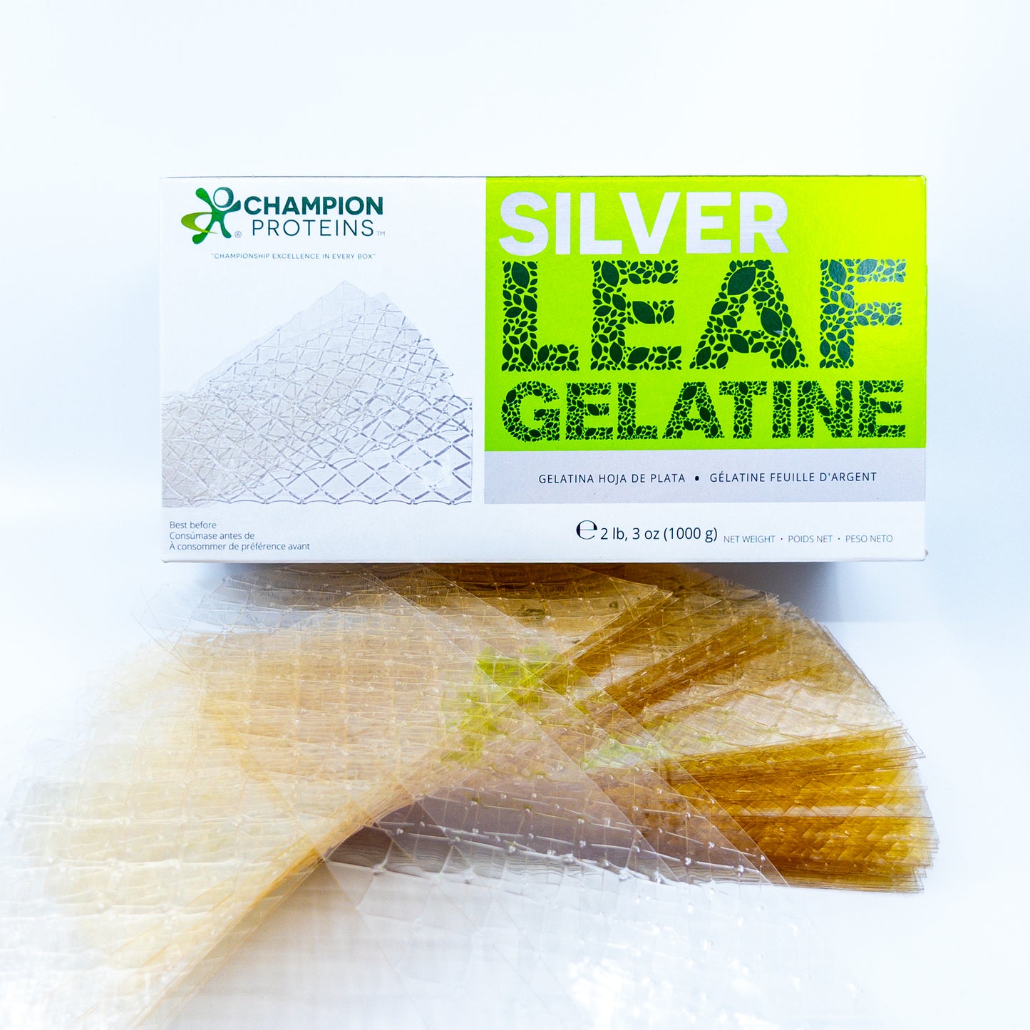 Silver Leaf Gelatine Sheets