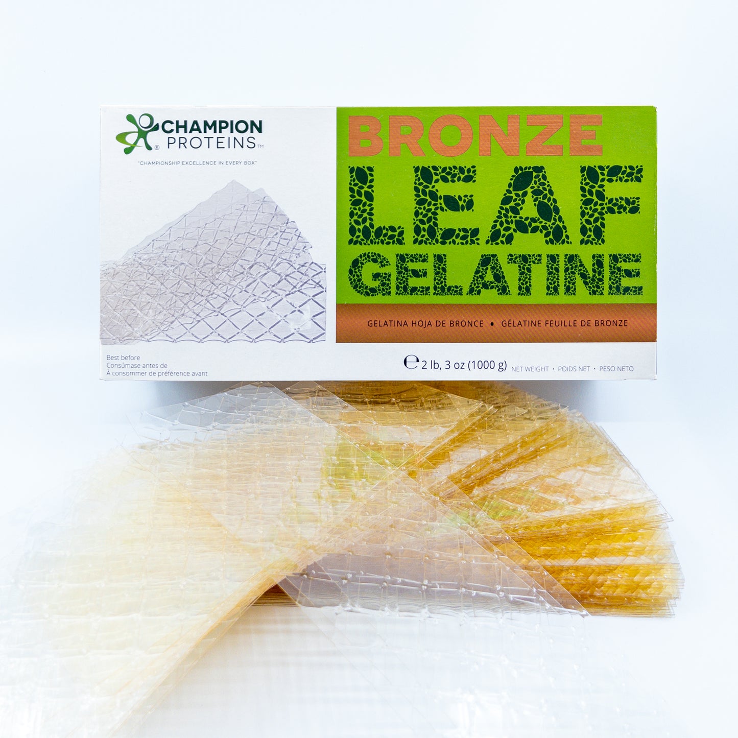 Bronze Leaf Gelatine Sheets