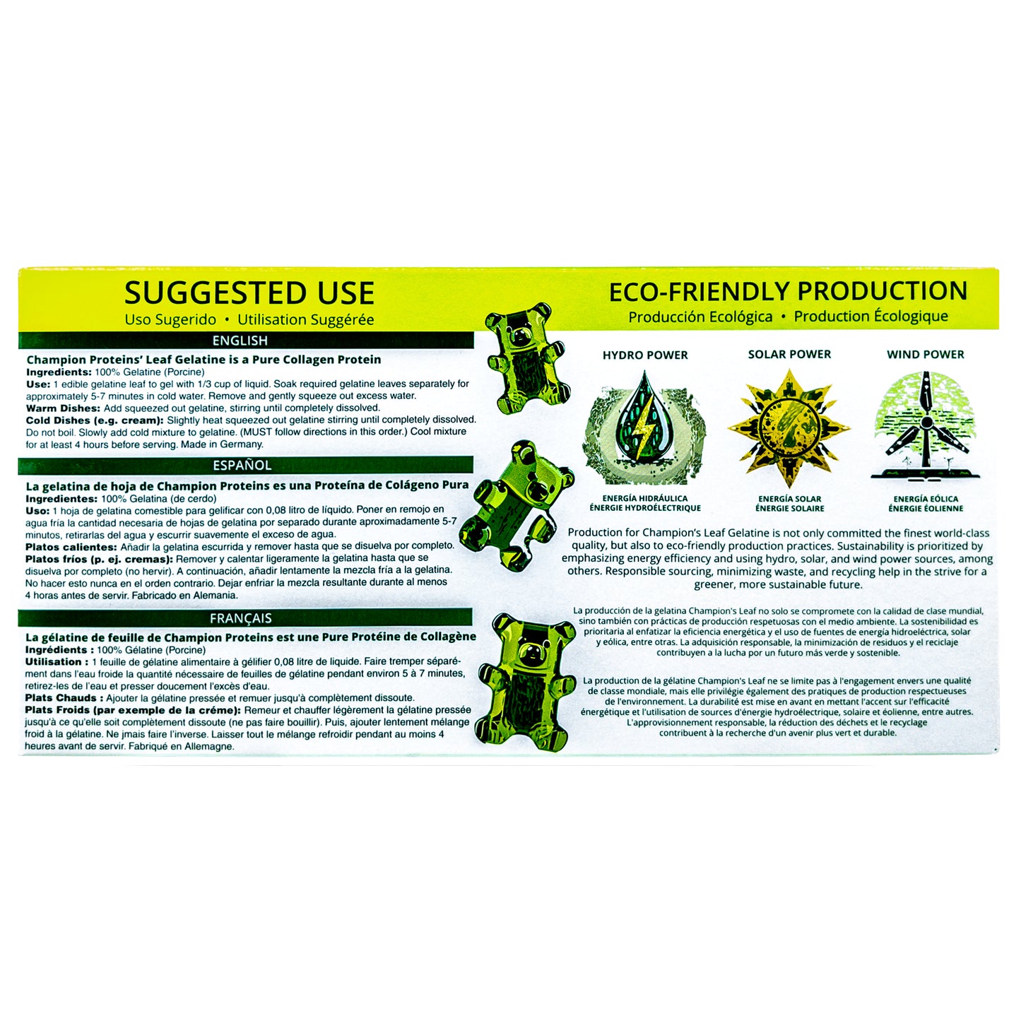 Bronze Leaf Gelatine Sheets